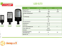 Світлодіодний світильник вуличний класичний SMD 30 W 3300 LM 6000 K EUROLAMP LED, фото 2