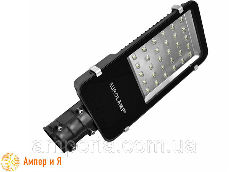 Світлодіодний світильник вуличний класичний SMD 30 W 3300 LM 6000 K EUROLAMP LED