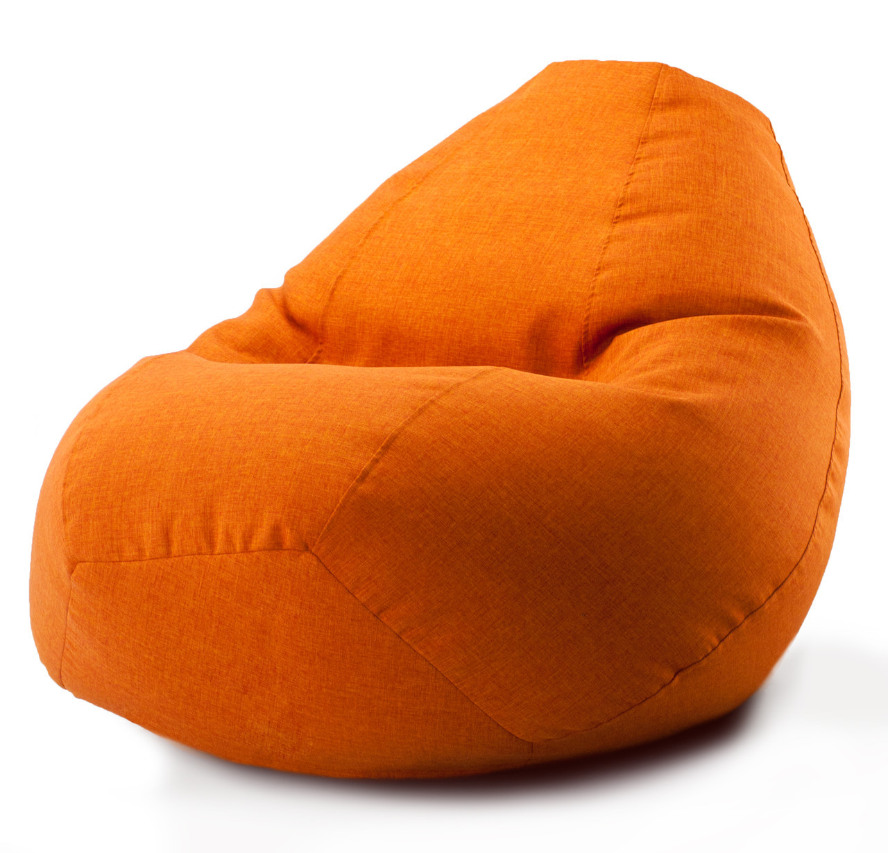 Овальне крісло - мішок груша Мікро-рогожка 85*105 см З додатковим чохлом, фото 1