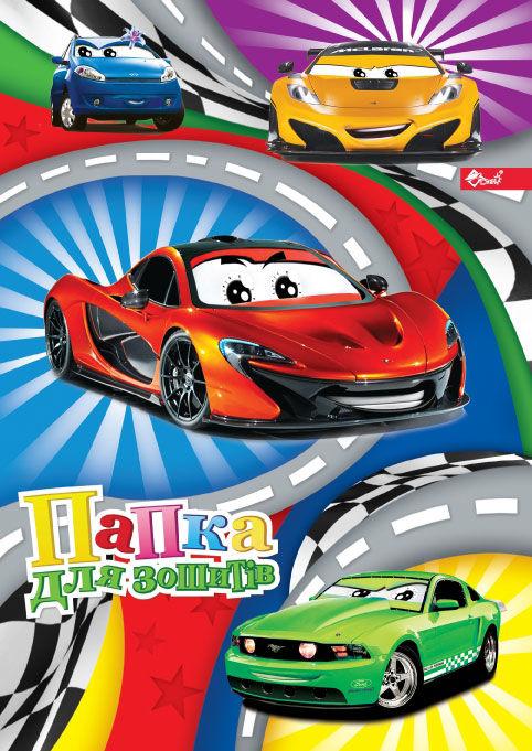 Папка для зошитів А5+ на гумках СКАТ лам. картон УП-27, фото 1