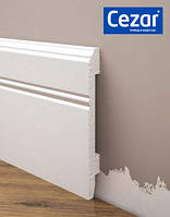 Плінтус під фарбування з дюрополімер Елегант LPC - 18 (2м. п.)