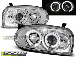 Фари VW GOLF 3 09.91-08.97 ANGEL EYES CHROME