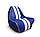 Крісло-мішок груша Феррарі Еко-шкіра "Зевс" 105*95*85см, фото 2