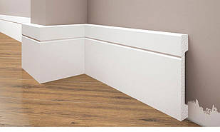 Плінтус під фарбування з дюрополімер Елегант LPC - 20 (2м. п.)