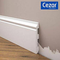 Плінтус під фарбування з дюрополімеру Елегант LPC — 24 (2,44 м.п.)