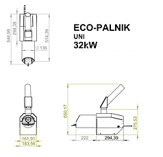 Пелетний пальник 32 кВт Eco-Pallik серія UNI (Польща), фото 4