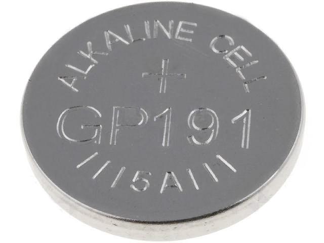 Батарейка (таблетка) GP 1 шт 191-U10 лужна AG8, LR55, фото 1