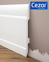 Плінтус під фарбування з дюрополімер Елегант LPC - 25 (2м. п.)