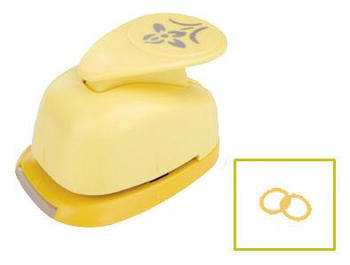 Дирокол фігурний Dalprint вирубка 2,5см Обручки DL-JCDZ-110-253