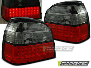 Задні ліхтарі VW GOLF 3 09.91-08.97 RED LED SMOKE