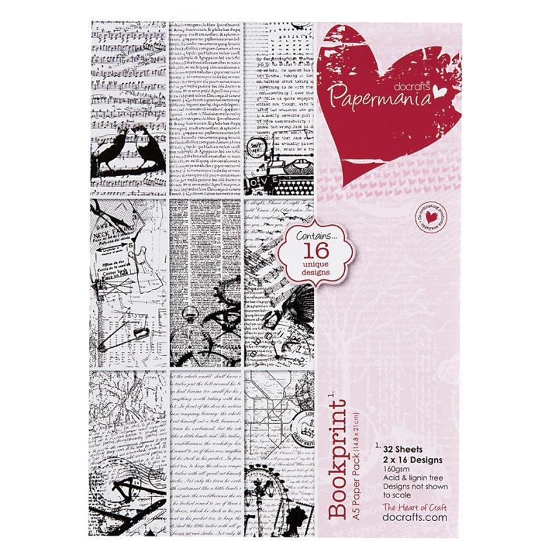 Набір паперу для скрапбукінгу Bookprint А5 160г 32л Docrafts РМА160117