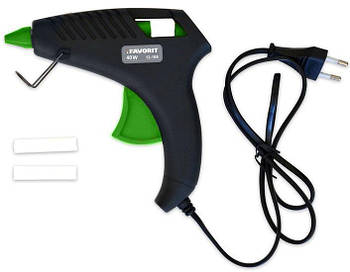 Клейовий термопістолет для стриж. 11мм, 65Вт Favorit 12-101/12-100