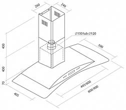 OK-3 Cristal Glass TF/600 мм
