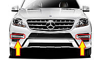 Накладка правого левого ходового фонаря хромированная Mercedes ML/GLE W166 2011- 2017 Новая Оригинальная