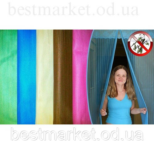 Магнітні Штори Кольорові — Однотонні Magic Mesh Меджик Міш Москітна сітка
