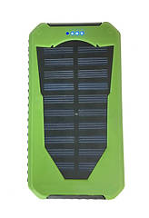 Портативний зарядний пристрій на сонячній батареї Power Box Polymer + LED 25800 mAh