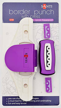 Дирокол фігурний бордюрний Santi з пресом, Кружечки 240160