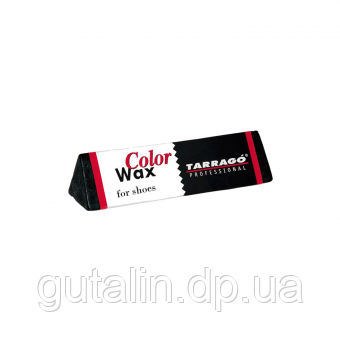 Віск-олівець для підошов, рантів і каблуків Tarrago Color Wax (Для машинної полірування) 140 гр колір чорний