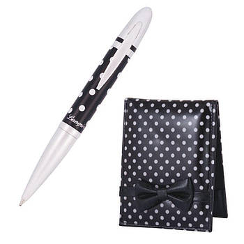 Ручки набір LANGRES Monro 1шт.+дзеркало чорний LS.122036-01