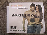 Миостимулятор професійний 3в1 EMS TRAINER-Пояс Ems-trainer, Тренажер для преса та біцепса ЕМС для чоловіків і, фото 3