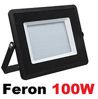 Светодиодный LED прожектор 100W IP65 6400K Feron LL-922 черный