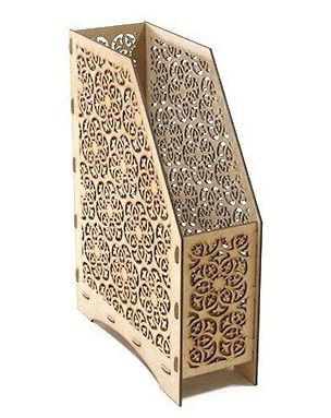 Заготовка для декорування Zabava (ДВП) Журнальниця Квіти 23*33*9см HOL01002-1