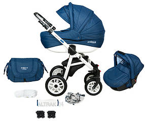 Дитяча прогулянкова коляска PAJERO 3в1 LEN ADAMEX GRATISY