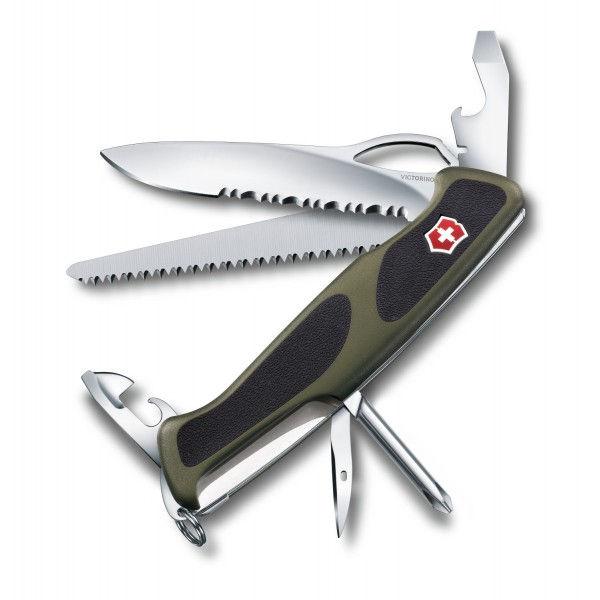 Victorinox Rangergrip 178 130мм 12предметов зелено-чорний + одноруч + хвиль + lock + викрутка + пила