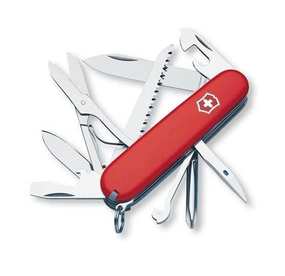 Victorinox Fieldmaster 91 мм 15 предметів червоний + викрутка + ножн + пила + гак Vx14713