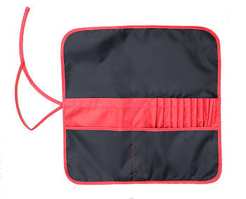 Пенал для пензлів Rosa Studio ткань 37*37см чорн-черв 231102