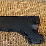 Полкотримач для полиці 35 см чорний, фото 5