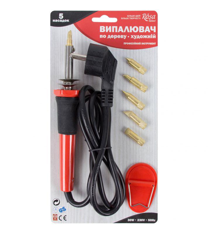 Випалювач по дереву ROSA Talent художній 5 насадок DK47001/385025
