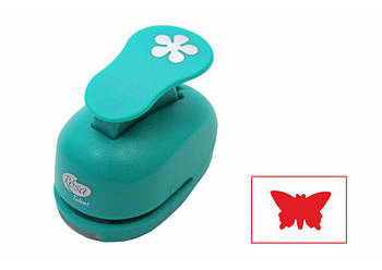 Дирокол фігурний ROSA Talent вирубка 1,6см Метелик 880563