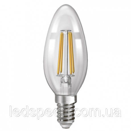 Філаментна лампа свічка Led Neomax C37 4W E14 3000 К