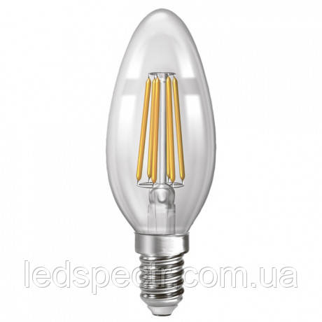 Філаментна лампа свічка Led Neomax C37 6W E14 3000 К