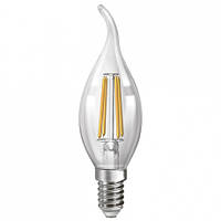 Филаментная лампа свічка на вітрі Led Neomax C37 4W E14 4200К свічка на вітрі