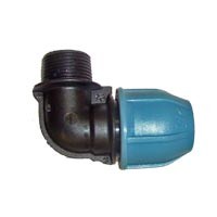 Коліно затискне 20х1/2" нр, фото 1