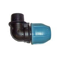 Коліно затискне 20х1/2" нр