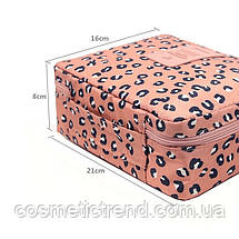 Косметичка/несесер жіноча дорожня Trevel Season Bag Leo Pink 22*17*8 см, фото 5
