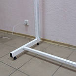 Стійка для одягу пристінна біла, фото 10