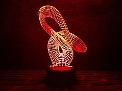 3D нічник "Лента Мебіуса 2" 3DTOYSLAMP