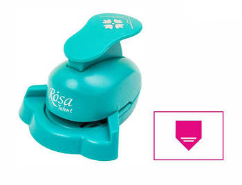 Дирокол фігурний кутовий ROSA Talent вирубка 2,5см Візерунок №9 8810М11