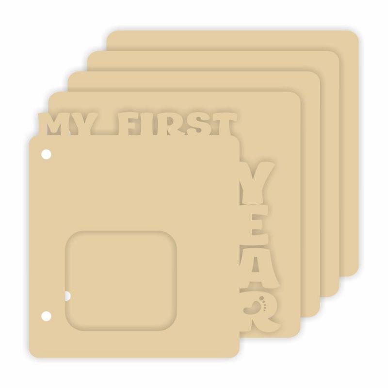Заготовка для альбому 20*20,5см ROSA Talent 5арк My first year 94232019