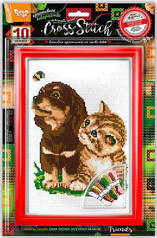 Набір для творчості DankoToys DT VKB-01-13 вишивка хрестиком на канві