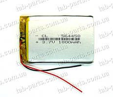 Батарея (акумулятор) для GPS навігатора, планшета 1500 мА·год, Li-Pol 3.7 В, 58*44*5.5 мм