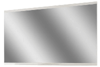 Зеркало Бьянко 100 700х1000х20мм белый глянец + дуб сонома Світ Меблів