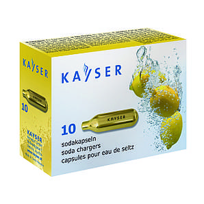 Балончики для содової сифону з вуглекислим газом 10 шт. СО2 Kayser