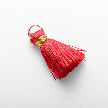 Заготівля для рукоділля Кисть Міні з кільцем "шовк" Lсм d-5мм ціна за 1 шт.