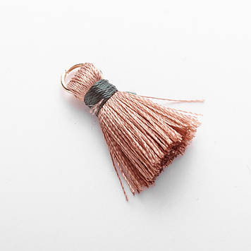 Заготівля для рукоділля Кисть Міні з кільцем "шовк" Lсм d-5мм ціна за 1 шт.