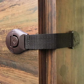 Універсальний тканинний замок. Коричневий (03136)